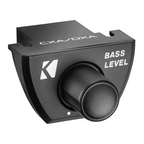 Kicker CXARC User manual