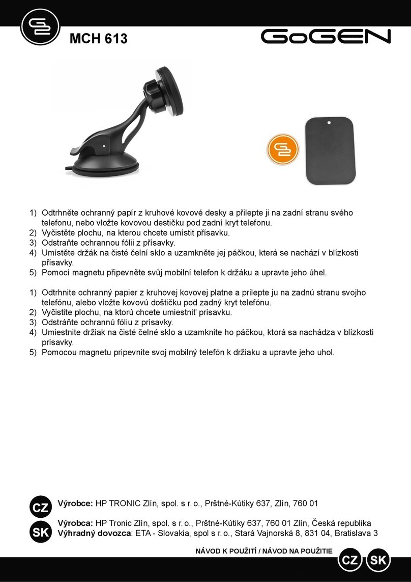 Gogen MCH 613 User manual