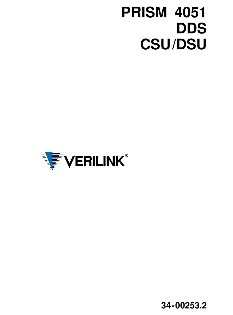 Verilink PRISM 4051 manual