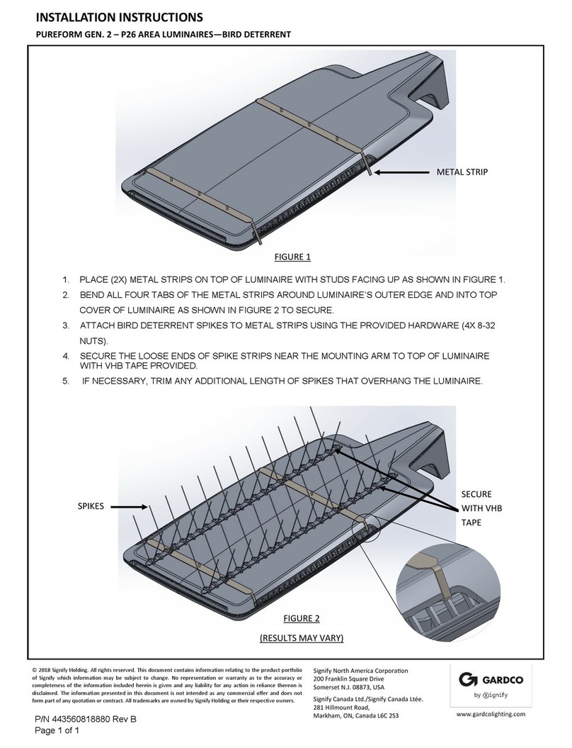 Gardco PUREFORM GEN. 2 P26 User manual