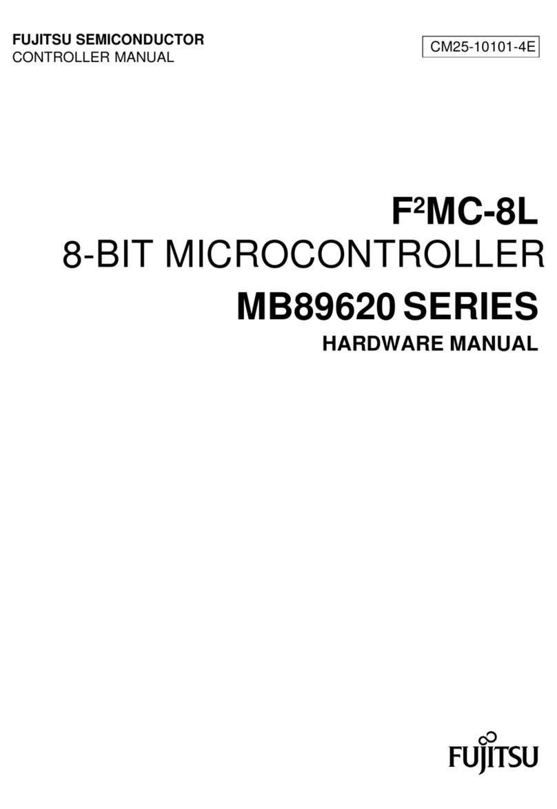 Fujitsu F2MC-8L MB89620 Series User manual