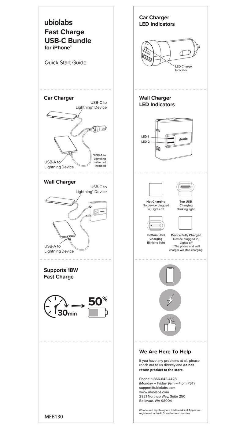 ubiolabs MFB130 quick start guide