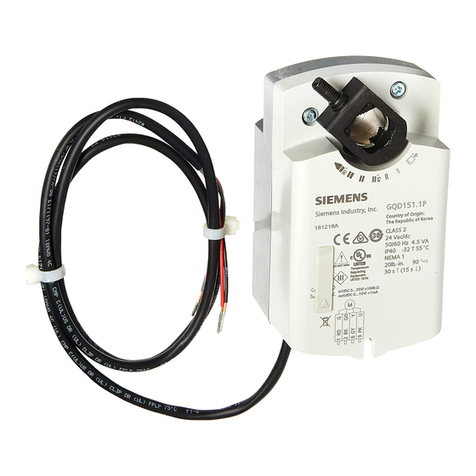 Siemens OpenAir GQD Series User manual