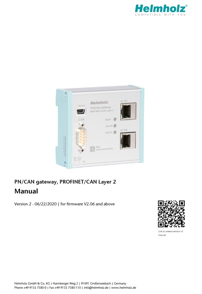 Helmholz PN/CAN gateway manual