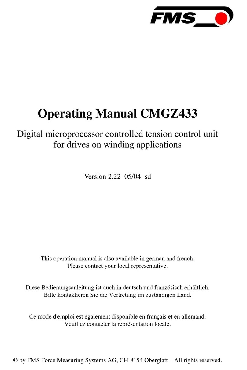 FMS CMGZ433 Series operating manual