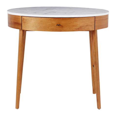 West Elm Penelope Mini Desk User manual West Elm Penelope Mini Desk User manual