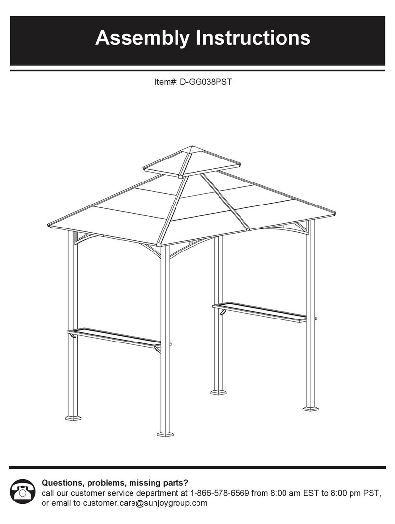 Sunjoy D-GG038PST User manual