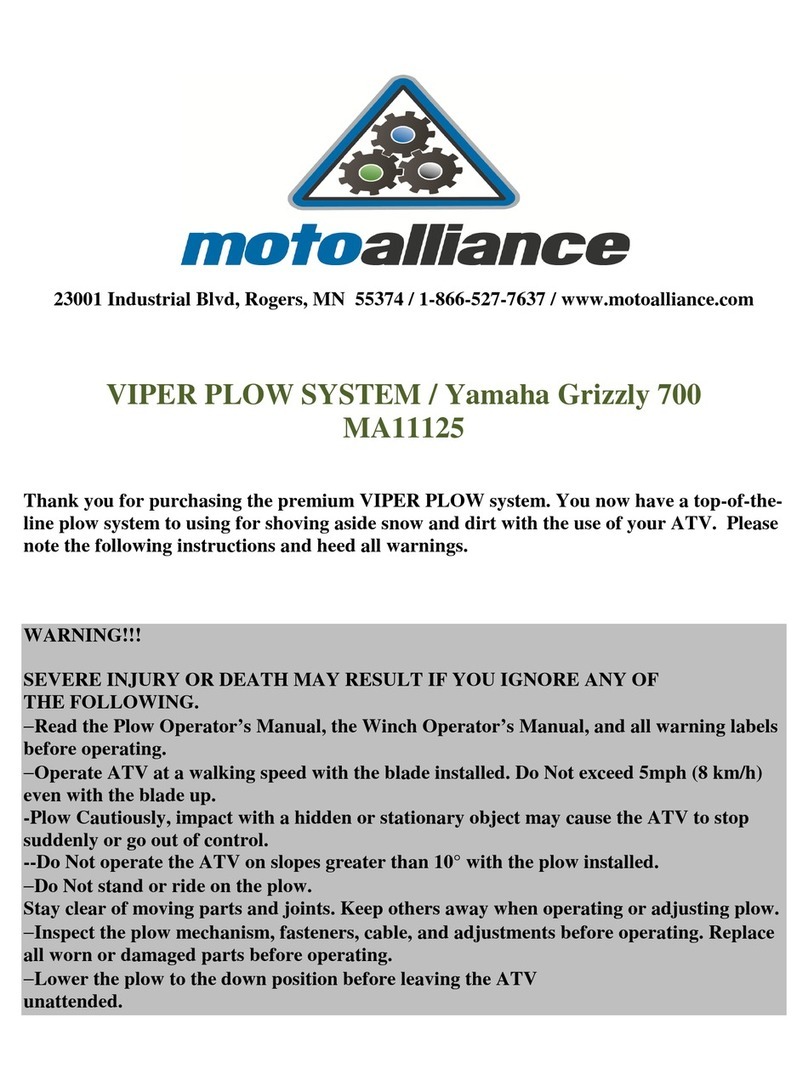 Motoalliance VIPER PLOW manual