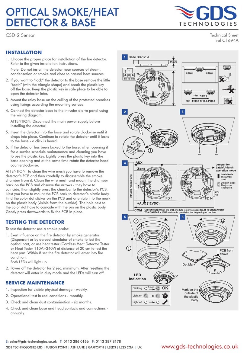 GDS CSD-2 Technical sheet