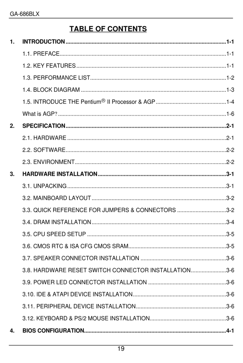 Gigabyte GA-686BLX manual