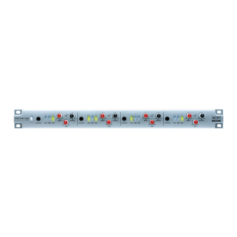 Solid State Logic XLogic Alpha VHD Pre Unit User manual
