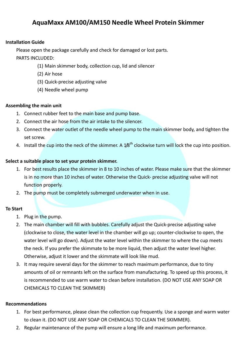 AQUAMAXX AM100 User manual