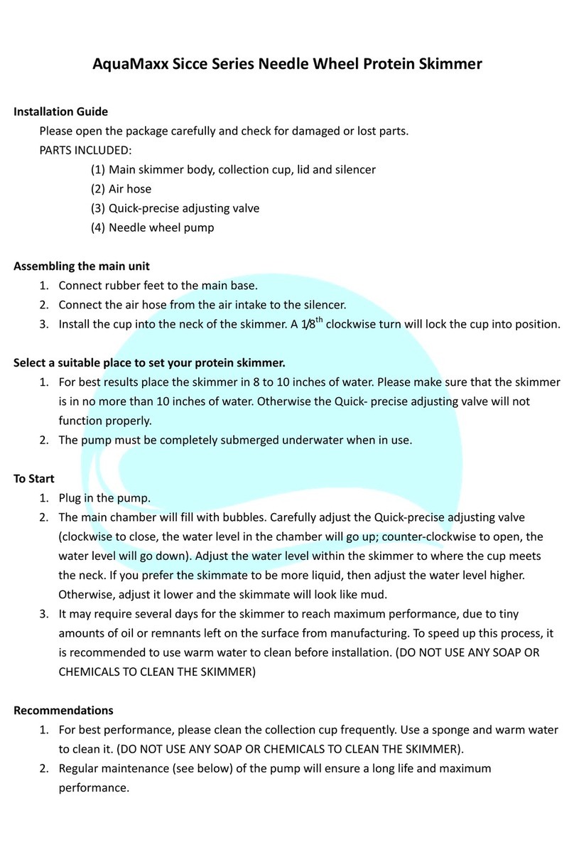 AQUAMAXX Sicce Series User manual