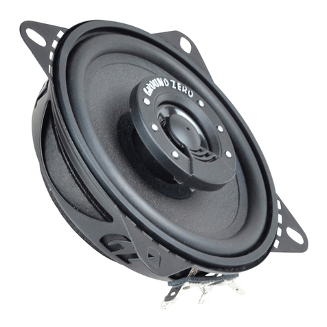 Ground Zero IRIDIUM SERIES User manual