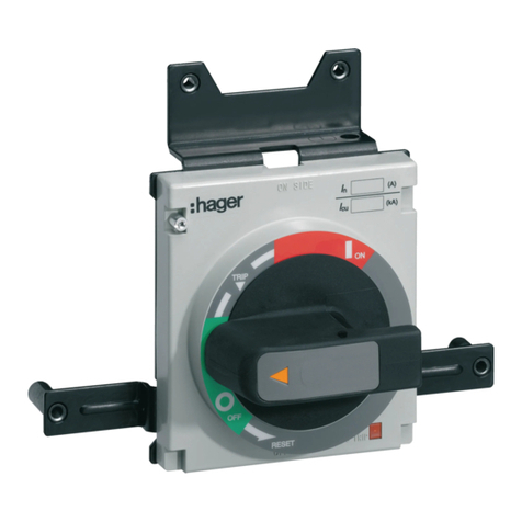 hager HXE030H User manual