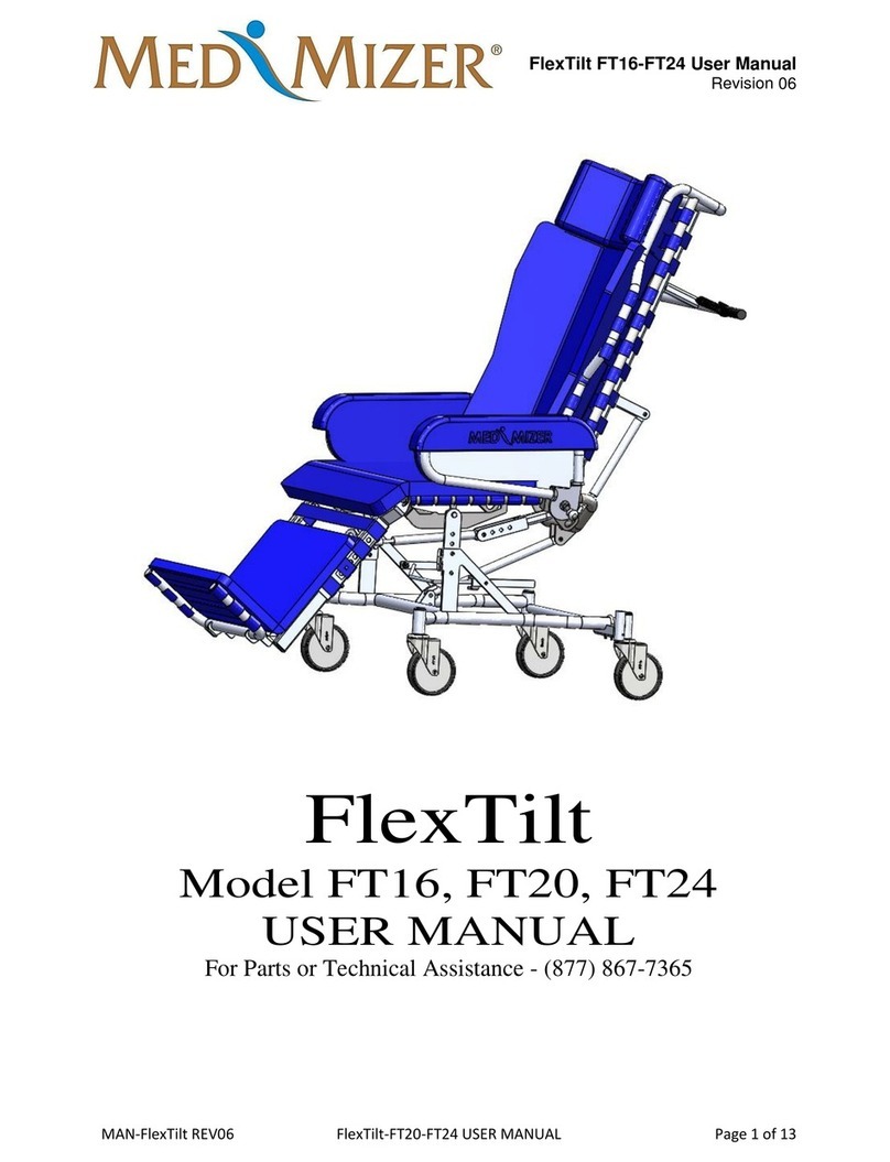 Med-Mizer FlexTilt TF16 User manual