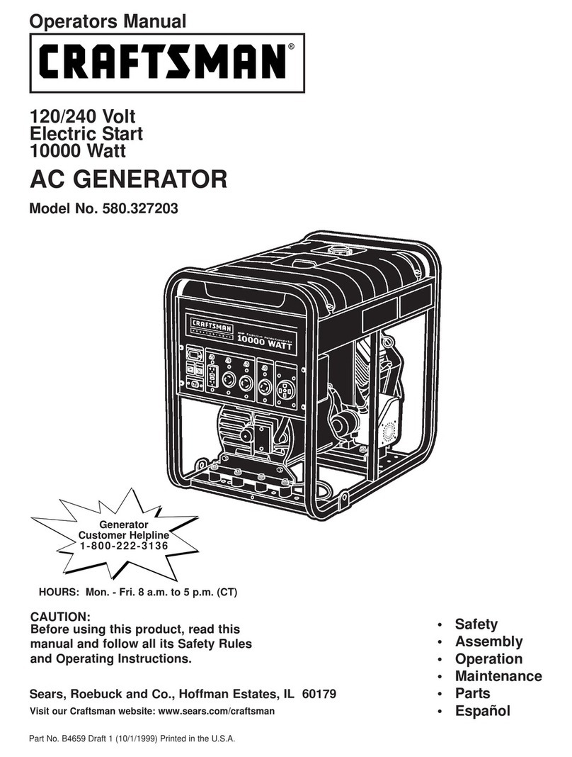 Craftsman 580.327203 User manual
