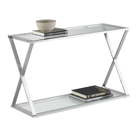 SUNPAN Gotham Console Table 43573 Assembly instructions