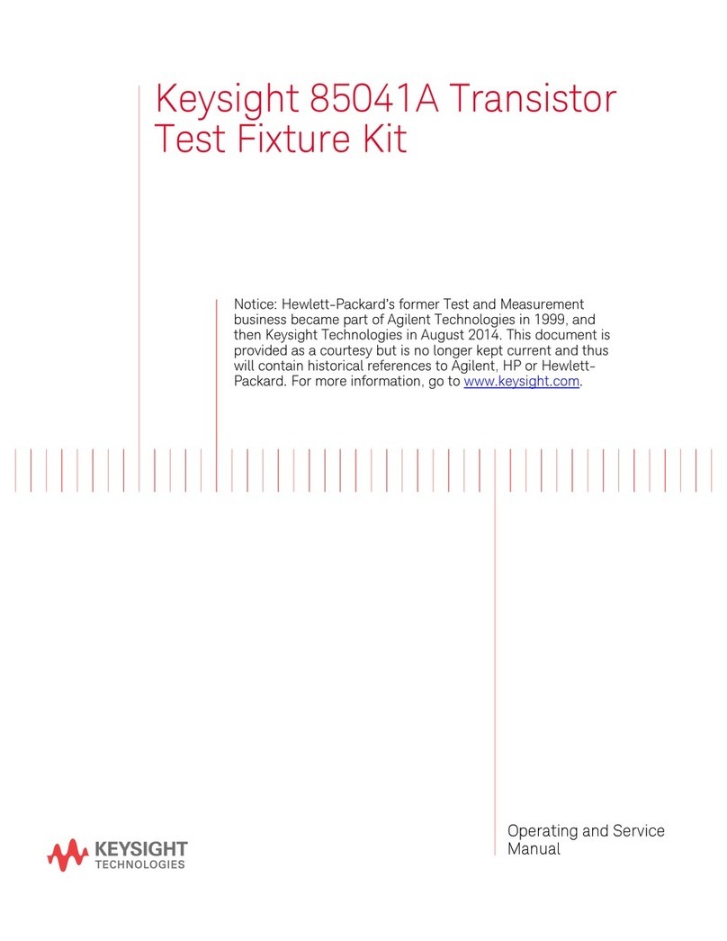 Keysight Technologies 85041A Operating and service manual