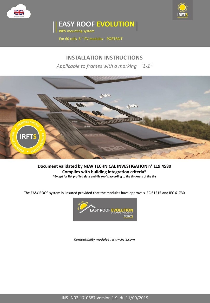 IRFTS EASY ROOF EVOLUTION L1 installation instructions