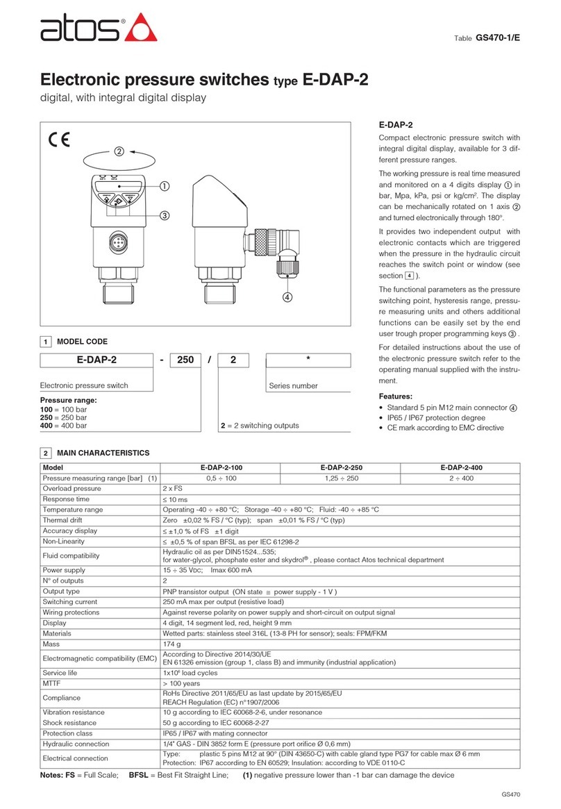 Atos E-DAP-2 Series manual