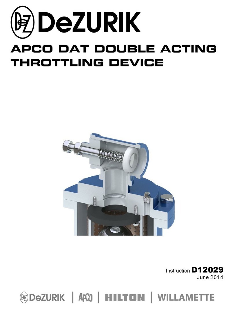 DeZurik APCO DAT User manual