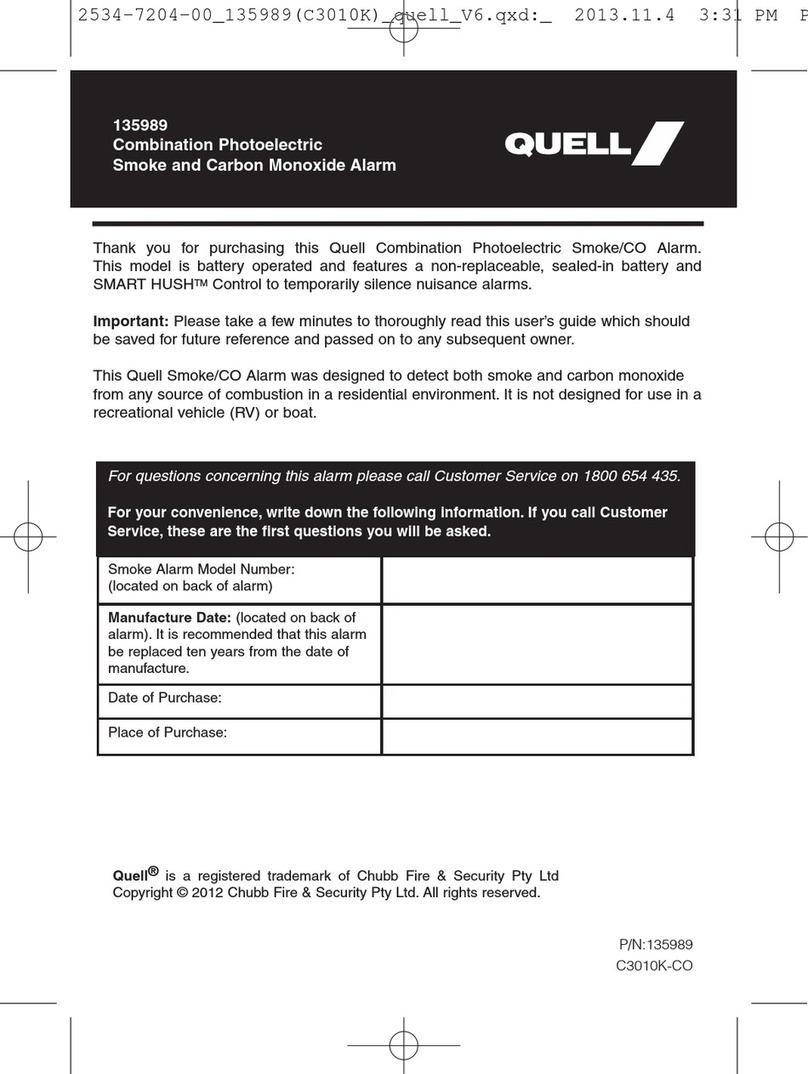 Quell 135989 User manual