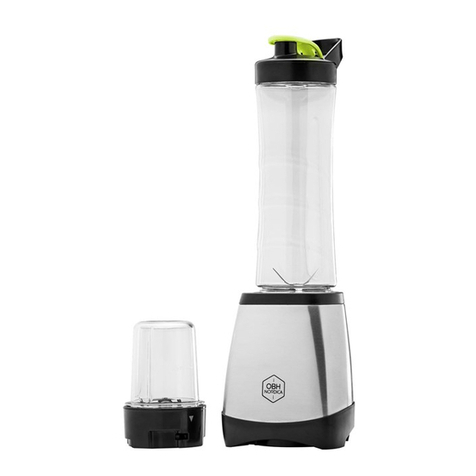 OBH Nordica Smoothie Twist'N Chop instruction manual