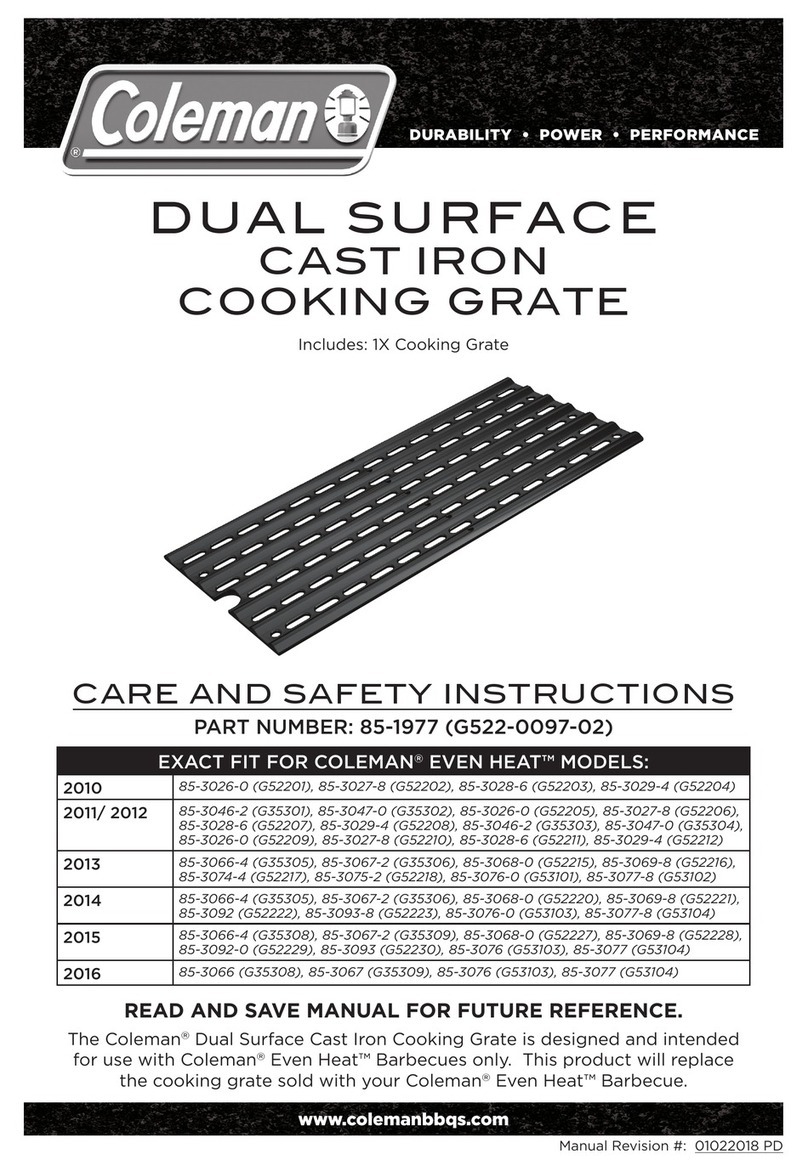 Coleman 85-1977 Installation instructions