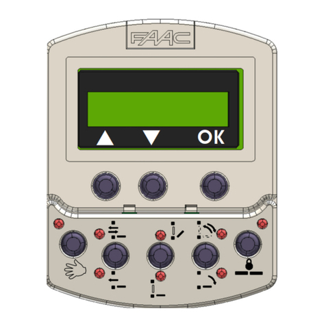 FAAC KP CONTROLLER User manual