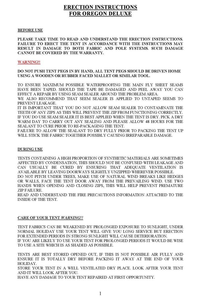 Khyam Oregon Deluxe User manual