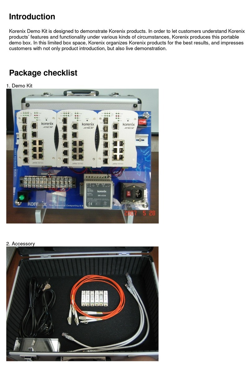Korenix JetNet 5010G Series User manual