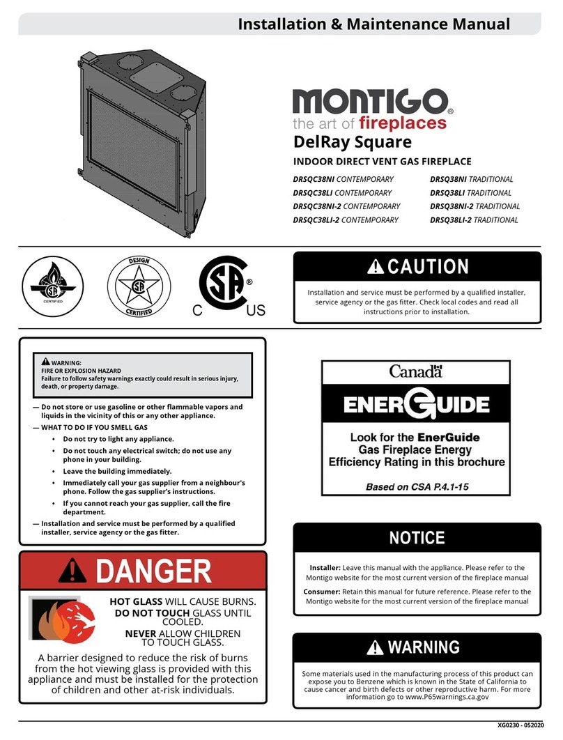 Montigo DelRay Square Series Instruction Manual
