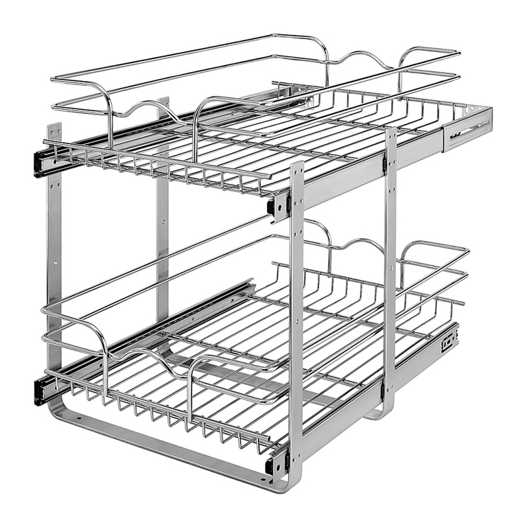 Rev-A-Shelf 9" Two-Tier Basket User manual Rev-A-Shelf 9" Two-Tier Basket User manual