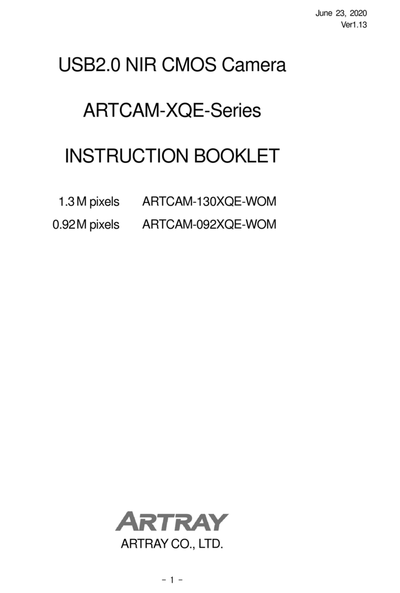 ARTRAY ARTCAM-XQE Series User manual