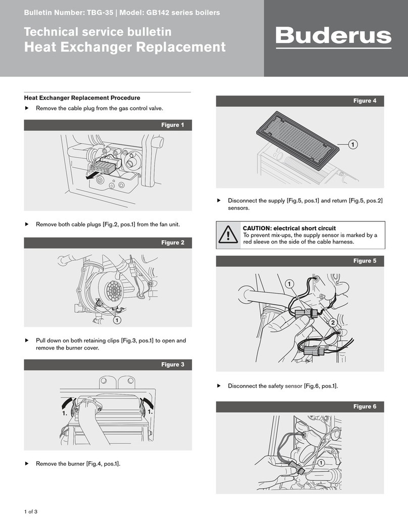 Buderus GB142 Reference manual