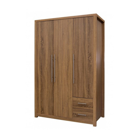 GFW HAVANA 3 DOOR 2 DRAWER ROBE User manual GFW HAVANA 3 DOOR 2 DRAWER ROBE User manual