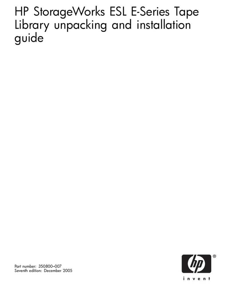 HP StorageWorks ESL E Series User manual