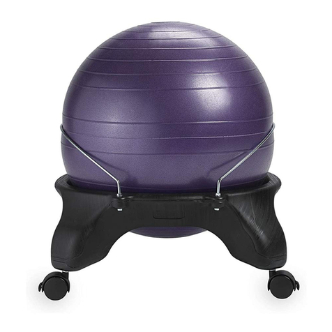 Gaiam BACKLESS CLASSIC BALANCE BALL CHAIR User manual Gaiam BACKLESS CLASSIC BALANCE BALL CHAIR User manual