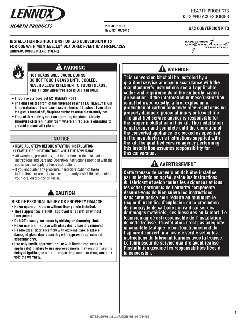 Lennox Signature Montebello DLX Series installation instructions Lennox Signature Montebello DLX Series installation instructions