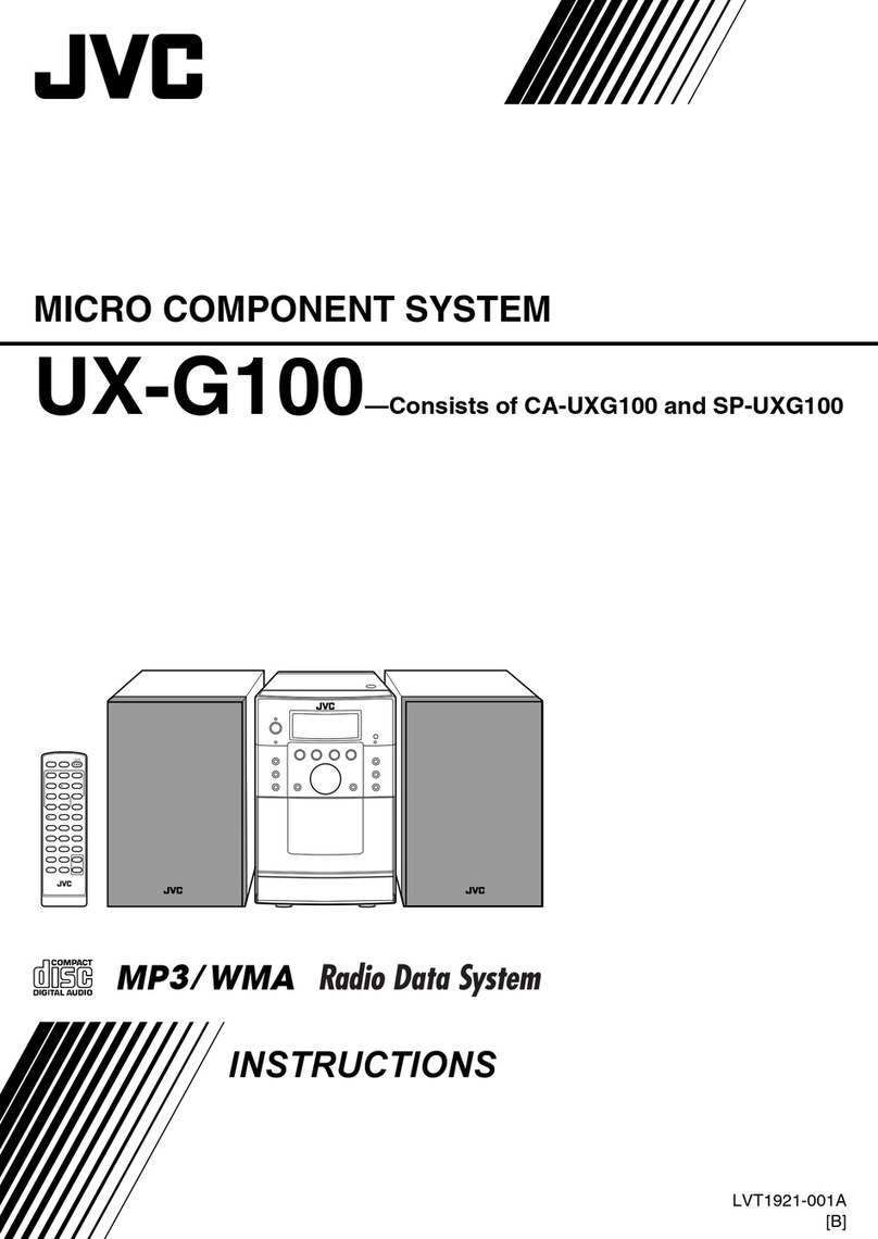 JVC Micro Component System UX-G100 User manual