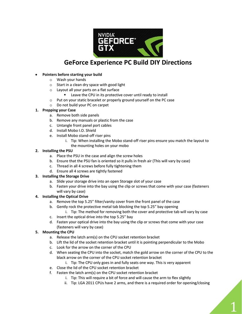 Nvidia GeForce GTX Manual