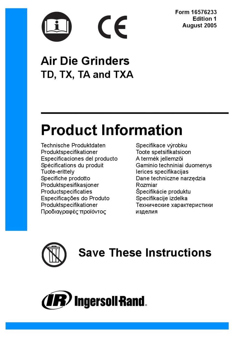 Ingersoll-Rand TD Series User manual