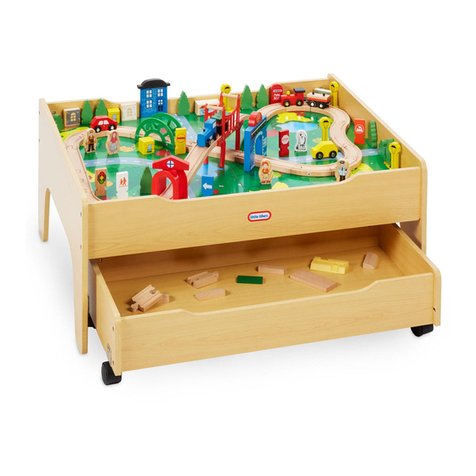 Little Tikes Real Wooden Train & Table Set Assembly instructions