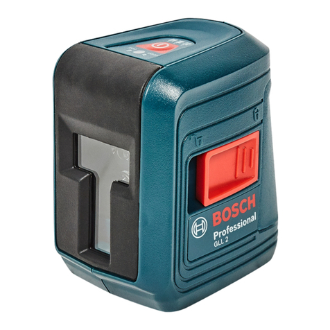 Bosch GLL 2 Professional User manual