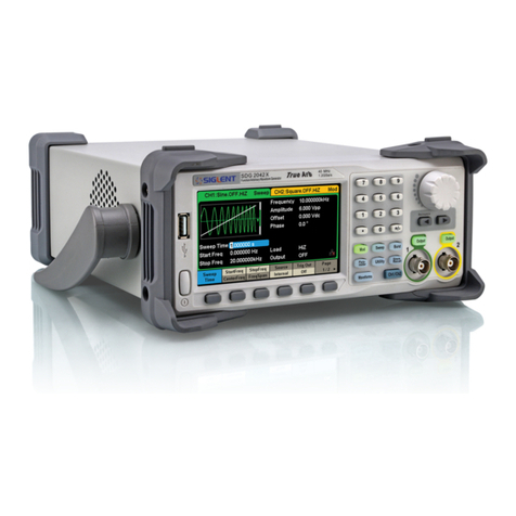 SIGLENT SDG Series Operating instructions