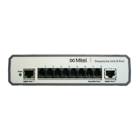 Mitel StreamLine Hardware installation guide