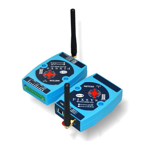 Pixsys NET250 Series user manual