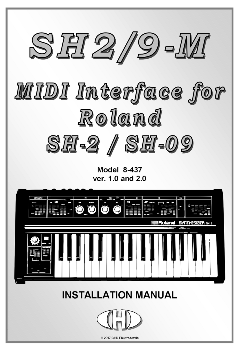 CHD Elektroservis SH2-M installation manual