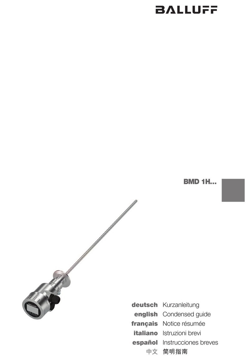Balluff BMD 1H Series Condensed guide